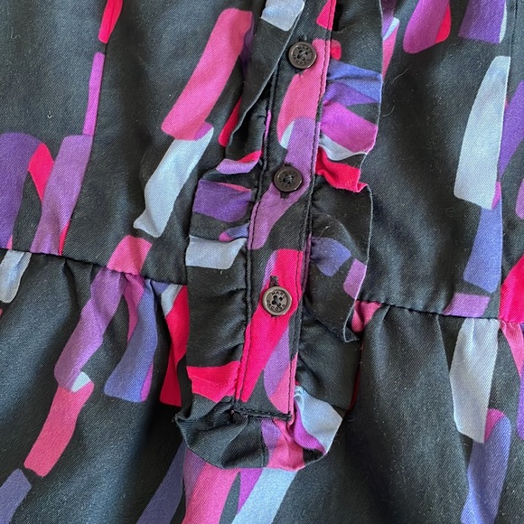 Marc by Marc Jacobs Silk Peplum Tank Top Sz 2 - Picture 4 of 5